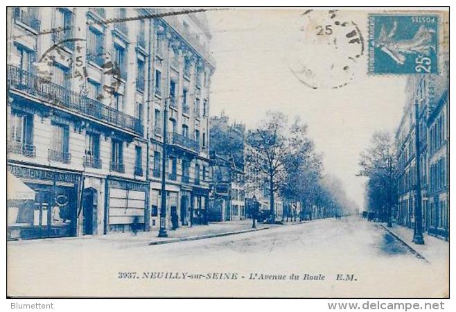 CPA Neuilly Sur Seine  Hauts De Seine Circulé Commerces - Neuilly Sur Seine