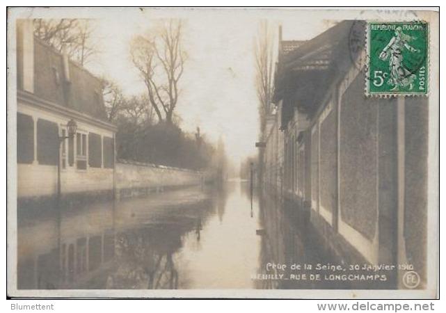 CPA Neuilly Sur Seine  Hauts De Seine Circulé Catastrophe Photo - Neuilly Sur Seine