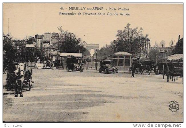 CPA Neuilly Sur Seine  Hauts De Seine écrite Attelage - Neuilly Sur Seine