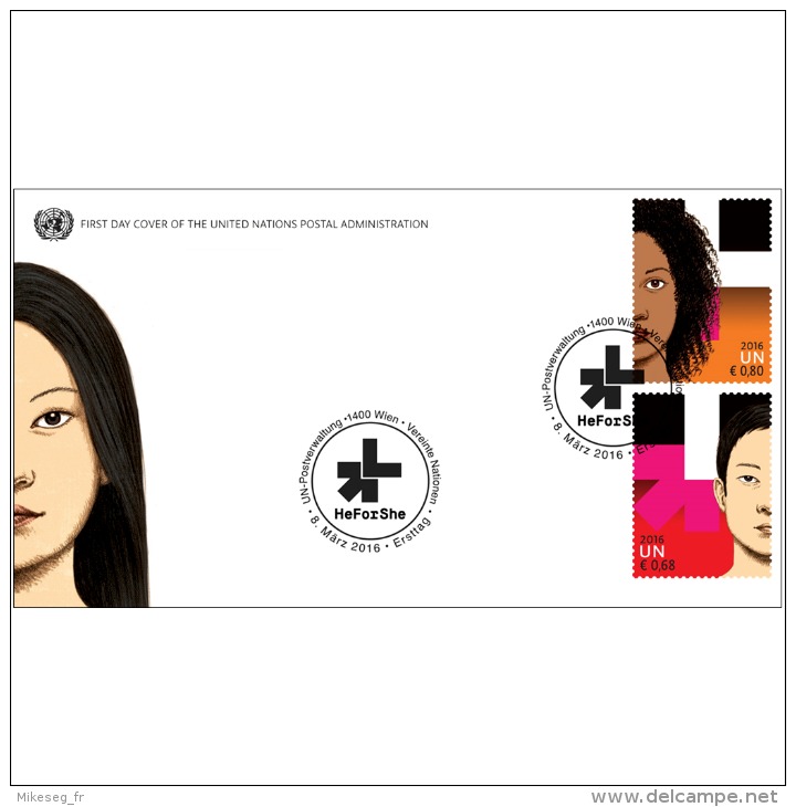 ONU Vienne 2016 - FDC He For She - FDC