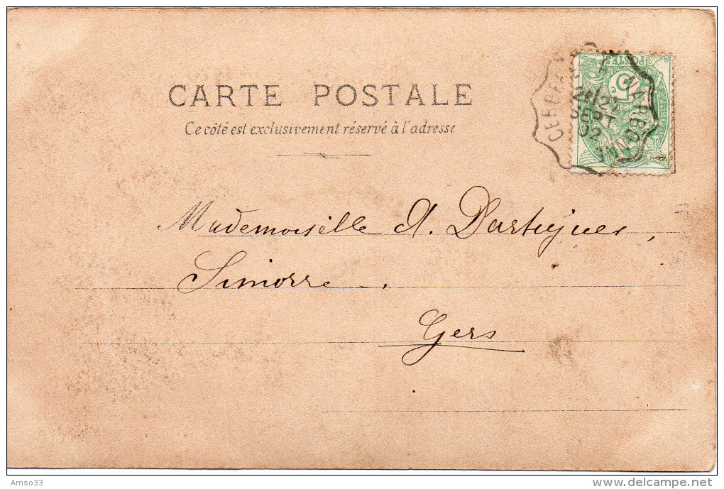 1165. CPA ARTISTES 1900. COMEDIENNE CECILE SOREL. - Artistes