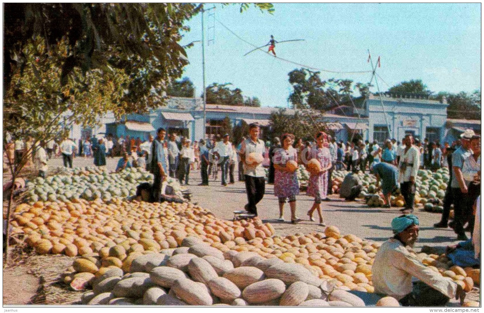 Osh Bazaar - Melon - Bishkek - 1974 - Kyrgyzstan USSR - Unused - Kirgisistan