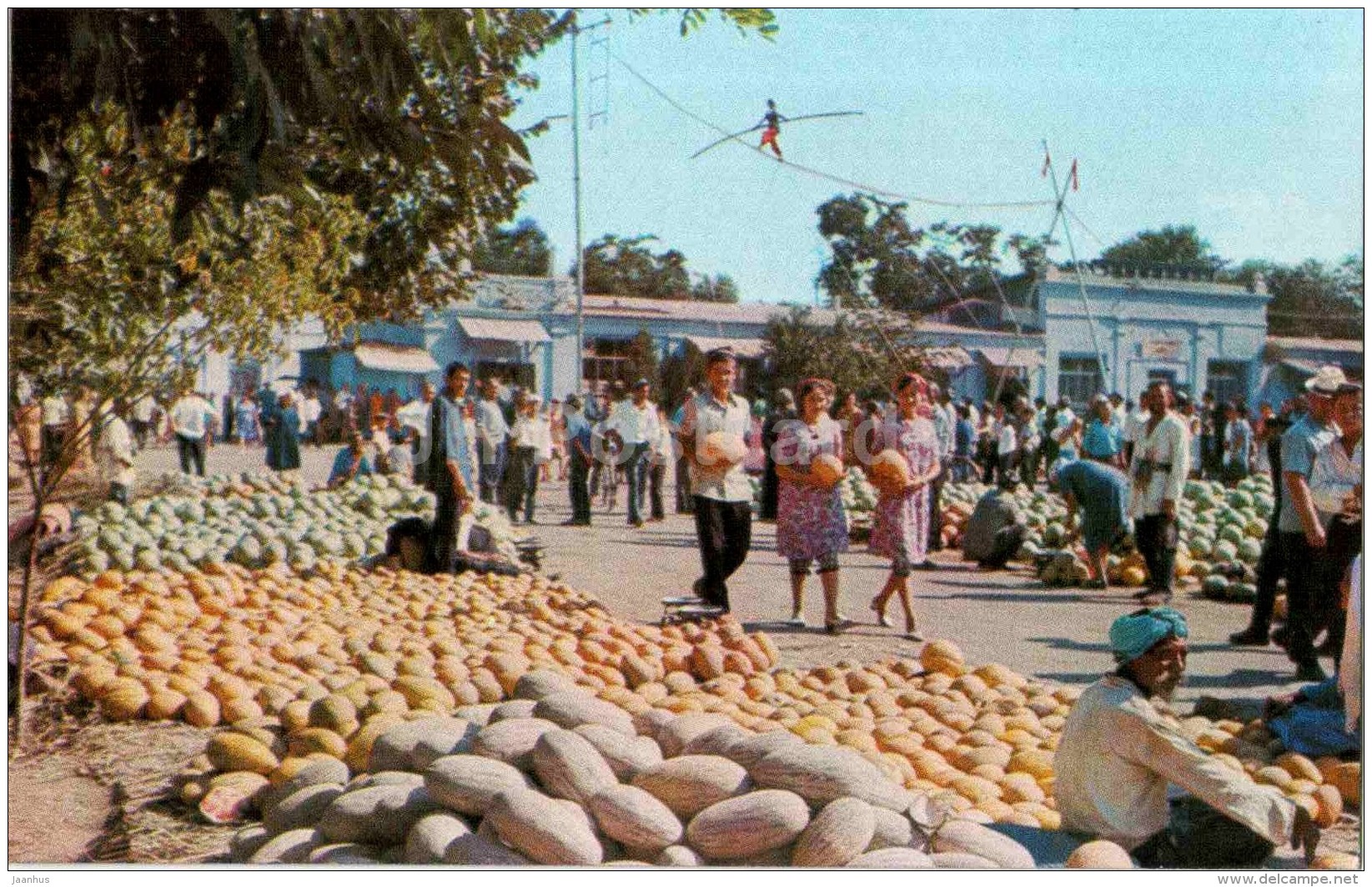 Osh Bazaar - Melon - Bishkek - 1974 - Kyrgyzstan USSR - Unused - Kyrgyzstan