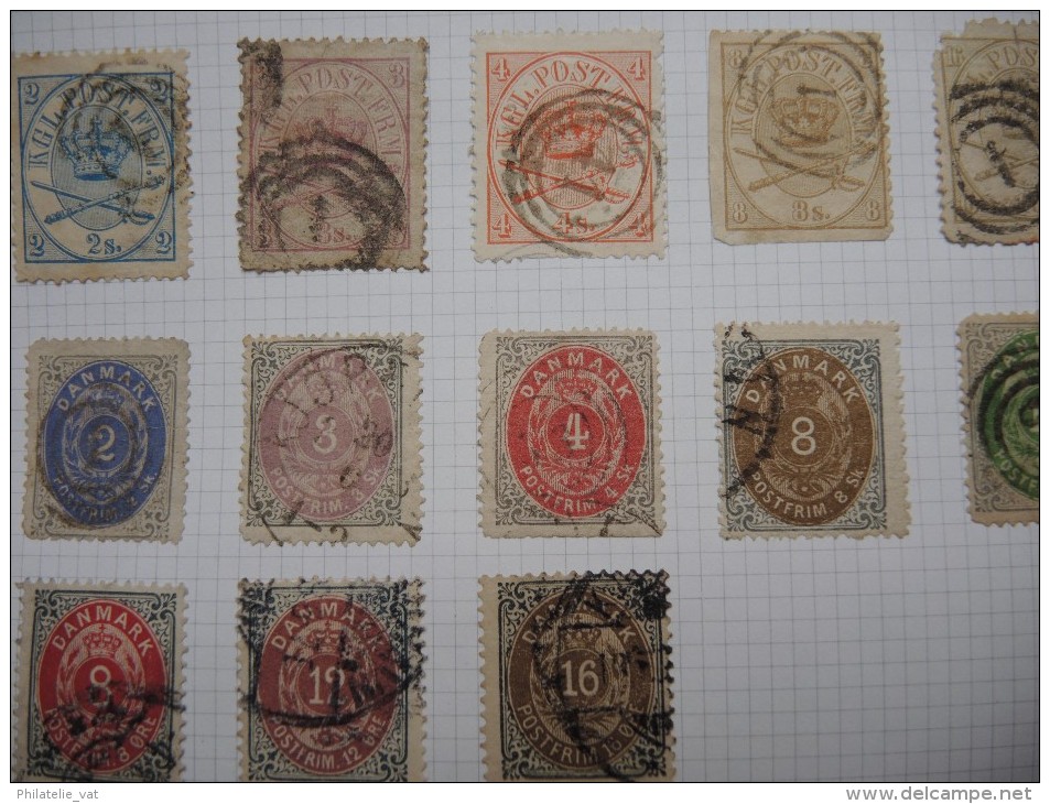 DANEMARK - Collection à Voir - Trés Petit Prix - Lot N° 15618 - Verzamelingen