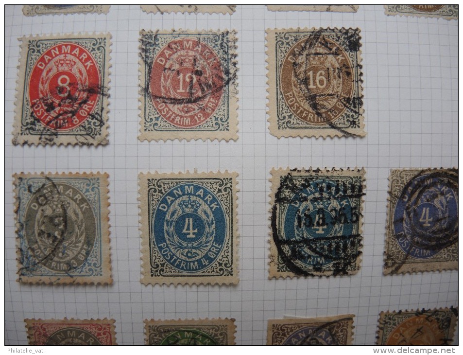 DANEMARK - Collection à Voir - Trés Petit Prix - Lot N° 15618 - Verzamelingen