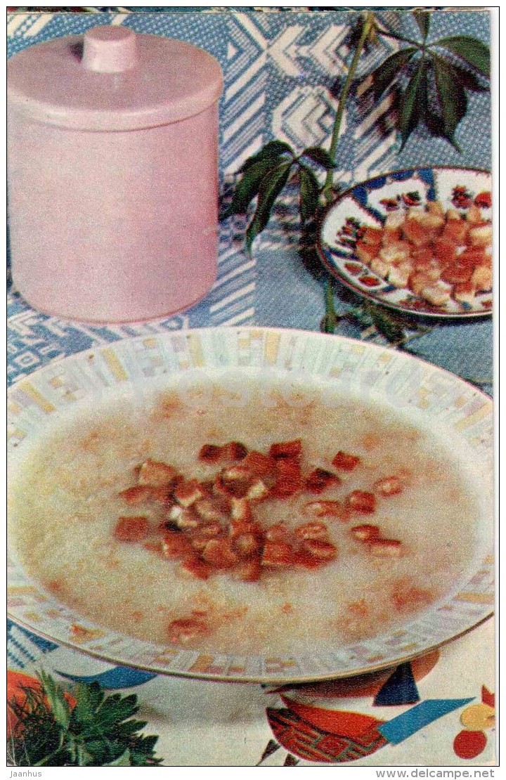 Chicken Soup - Food For Children - Dishes  - Cuisine - 1972 - Russia USSR - Unused - Recipes (cooking)
