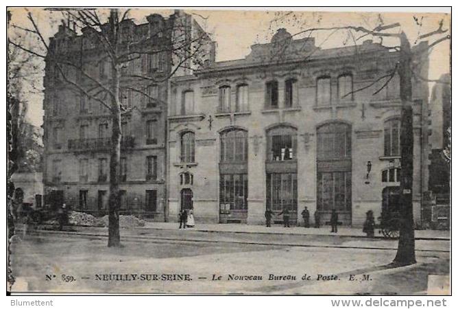 CPA Neuilly Sur Seine  Hauts De Seine écrite La Poste - Neuilly Sur Seine