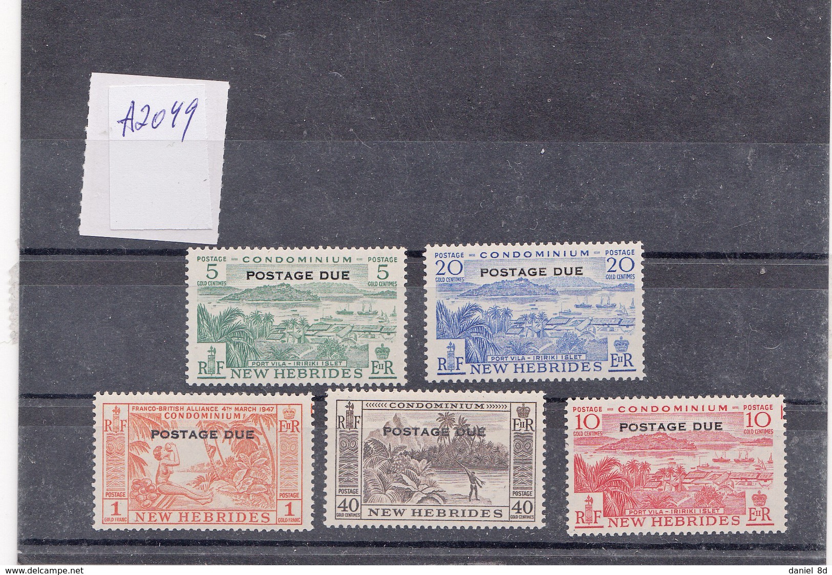 New Hebrides 1957, MLH,  A2049 - Unused Stamps