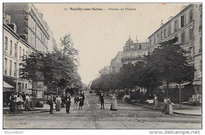 CPA Neuilly Sur Seine  Hauts De Seine écrite Commerces - Neuilly Sur Seine