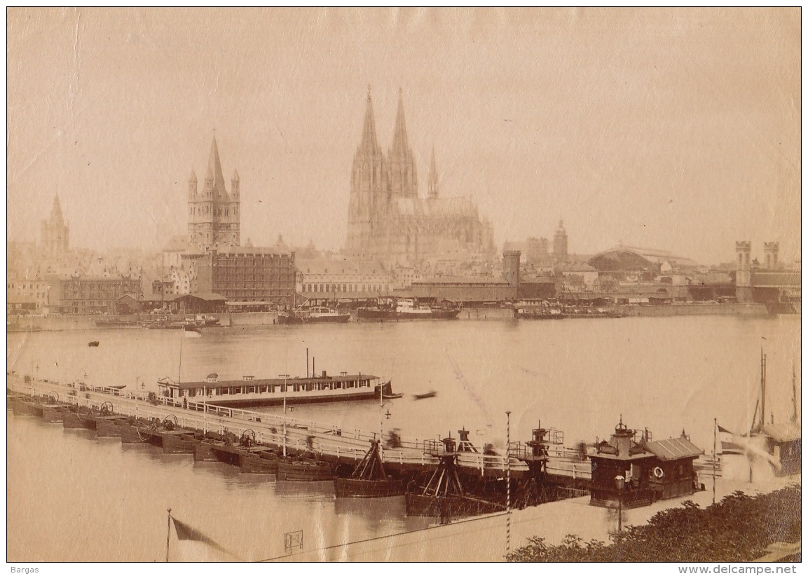 Photo Fin 1800 Allemagne Cologne Koln - Lieux