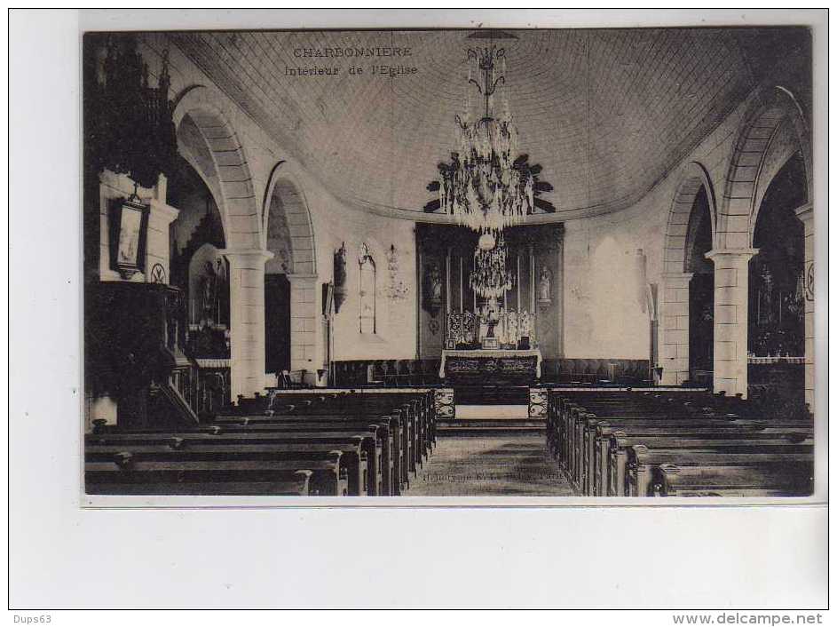 CHARBONNIERE - Intérieur De L'Eglise - Très Bon état - Autres & Non Classés