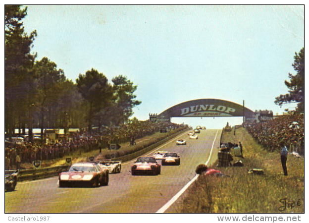 LE MANS (Sarthe) - Circuit Des 24 Heures, La Descente Du Panorama. - Le Mans