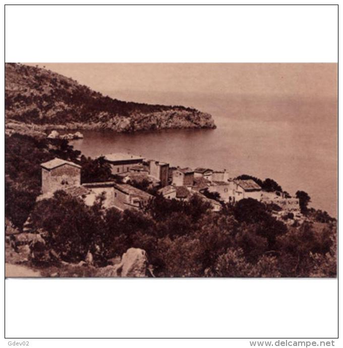 BLARSTP3215-LFTD6556.Tarjeta Postal De BALEARES.Casas,arboles,mar Y VISTAS DE LLUCALCARI- DEYÁ En  MALLORCA - Mallorca