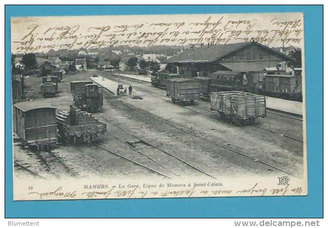 CPA 10 - Chemin De Fer Train La Gare Ligne De Mamers à Saint-Calais MAMERS 72 - Mamers