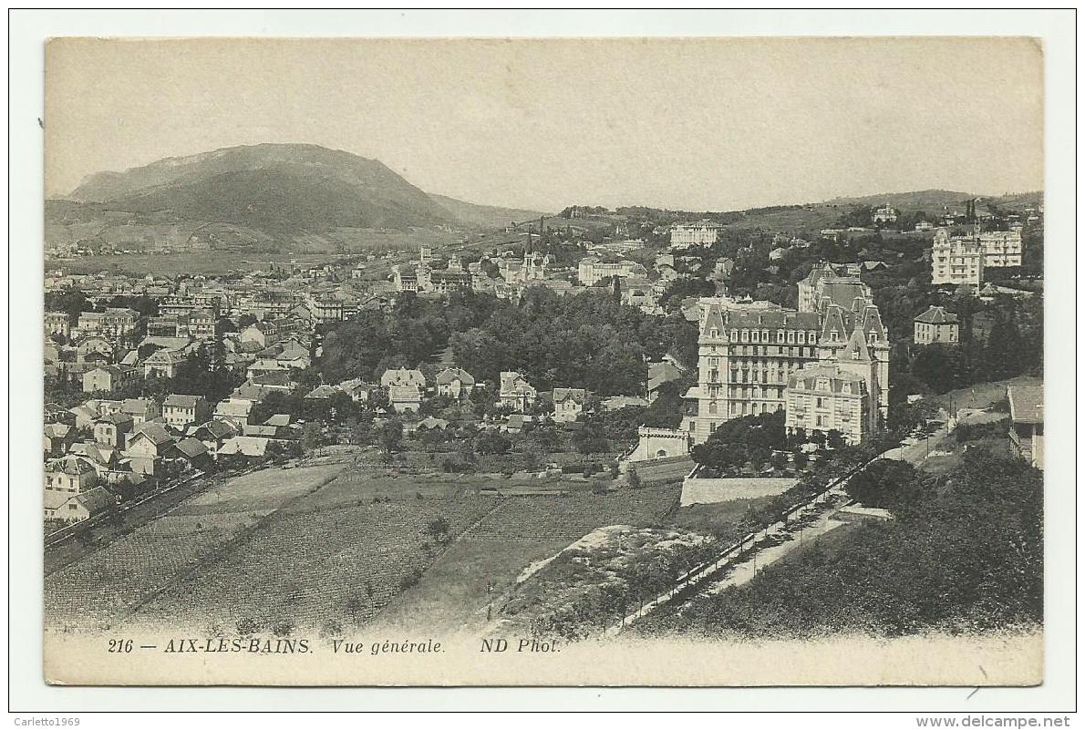 AIX LES BAINS VUE GENERALE   NV FP - Rhône-Alpes