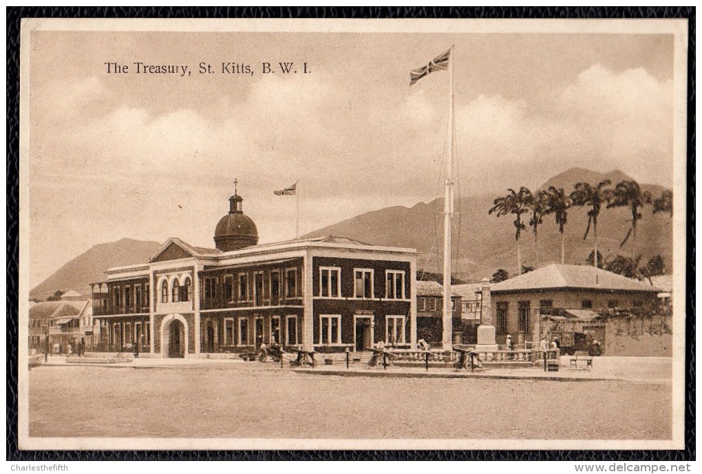 OLD PHOTO CARD " THE TREASURY " Saint Kitts - Saint Kitts E Nevis