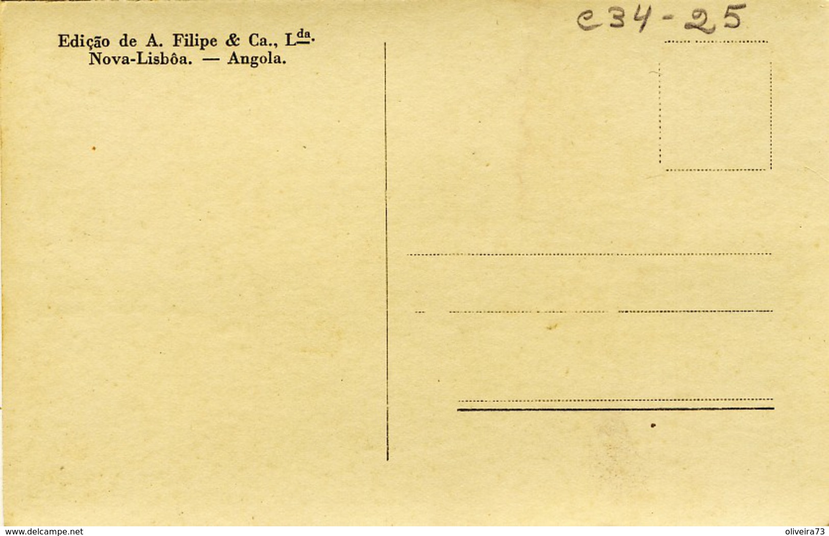 ANGOLA, NOVA LISBOA, Um Trecho Da Avenida 5 De Outubro, 2 Scans - Angola