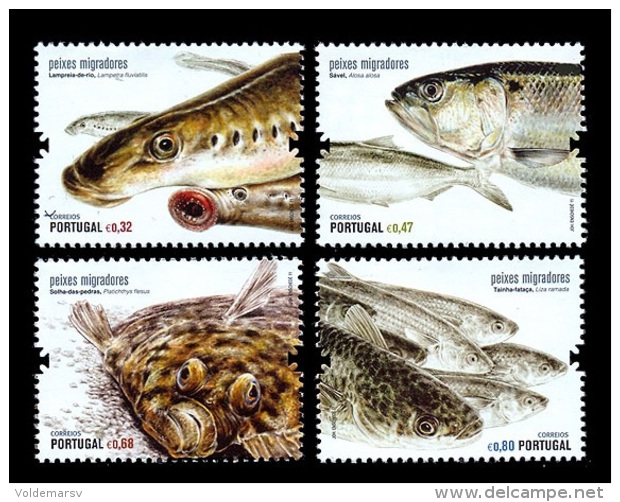 Portugal 2011 Mih. 3613/16 Fauna. Fishes MNH ** - Nuevos
