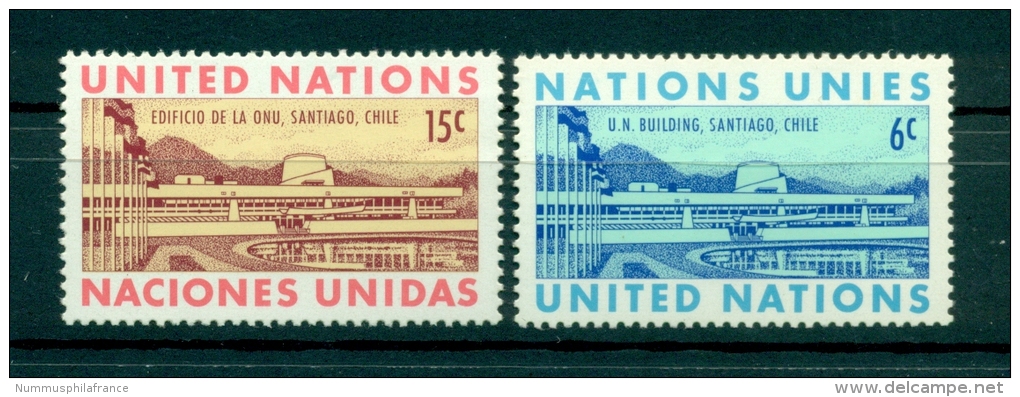 Nations Unies New York 1969 - Michel N. 210/11 - CEPAL - ECLA - Neufs