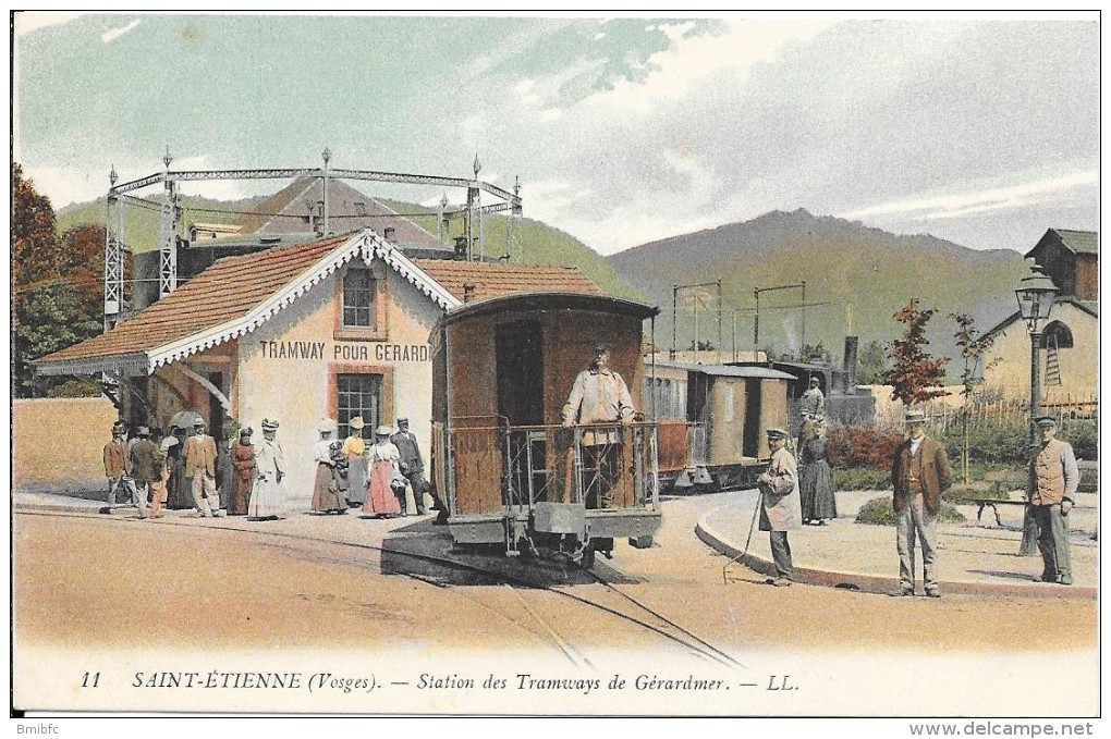 SAINT-ETIENNE : Station Des Tramways De Gérardmer - Saint Etienne De Remiremont