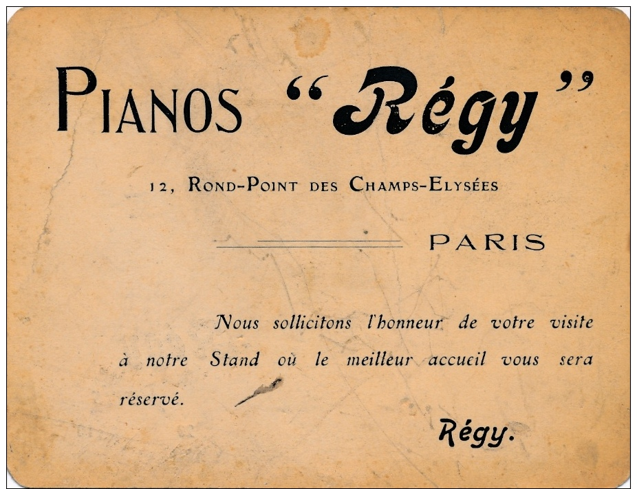 Foire De Lyon - Carte D'acheteur - 1er Au 15 Mars - De La Part De Régy Paris - Tickets D'entrée