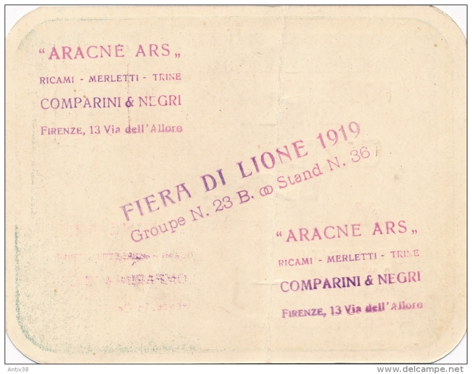 Foire De Lyon - Carte D´acheteur - 1er Au 15 Mars 1919 - De La Part De COMPARINI & NEGRI - Tickets D'entrée