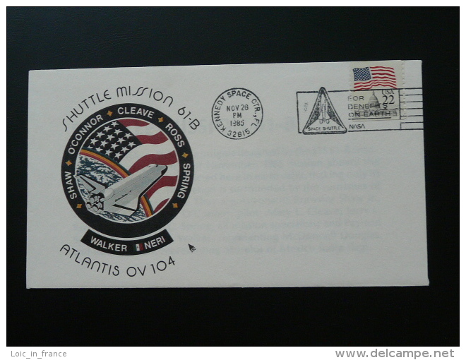 Lettre Cover Shuttle Mission Atlantis 104  - 1985 - United States