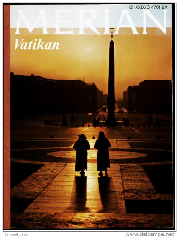 Merian Illustrierte Vatikan , Bilder Von 1976  -  Mächtig Auch Ohne Kanonen  -  Schatzkammer Für Bibliophile - Viaggi & Divertimenti