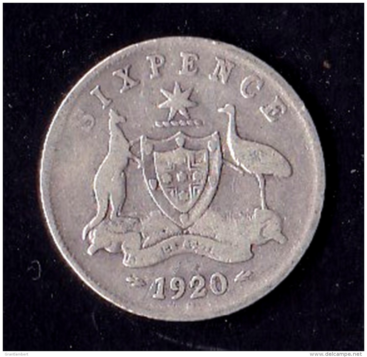 Australia 1920 Sixpence VG - Sixpence