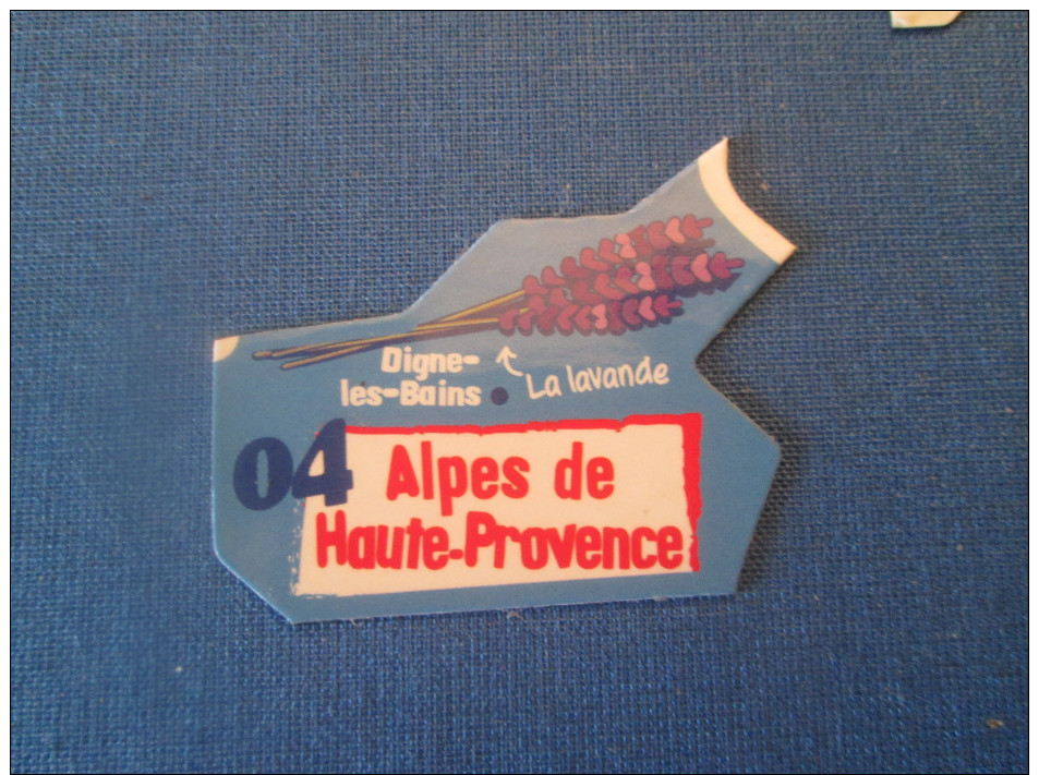 Mag516   MAGNET LE GAULOIS Carte De France / DEPARTEMENT 04 ALPES DE HAUTE PROVENCE + DIGNE LES BAINS + LA LAVANDE   Trè - Reclame