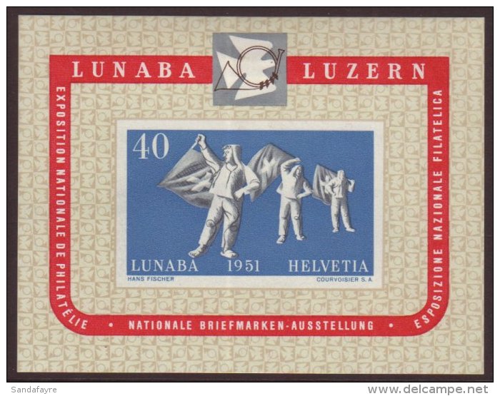 1951 LUNABA Mini-sheet,Mi Bl 14,SG MS531a,mint,stamp Is Nhm For More Images, Please Visit... - Altri & Non Classificati