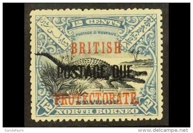 P.DUE 1902-12 12c Black &amp; Dull Blue, SG D46, Very Fine Mint For More Images, Please Visit... - Borneo Del Nord (...-1963)