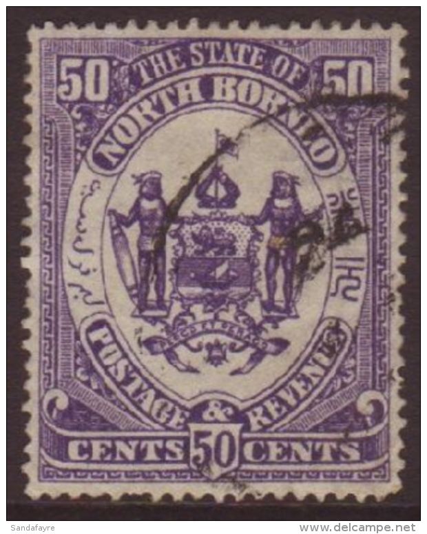 1894 50c Slate Purple SG 82, Cds Used. For More Images, Please Visit... - Borneo Del Nord (...-1963)