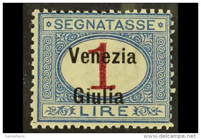 V. GIULIA 1918 1lire Postage Due, Sass 7, VfM. Cat &euro;500 (&pound;380) For More Images, Please Visit... - Non Classificati
