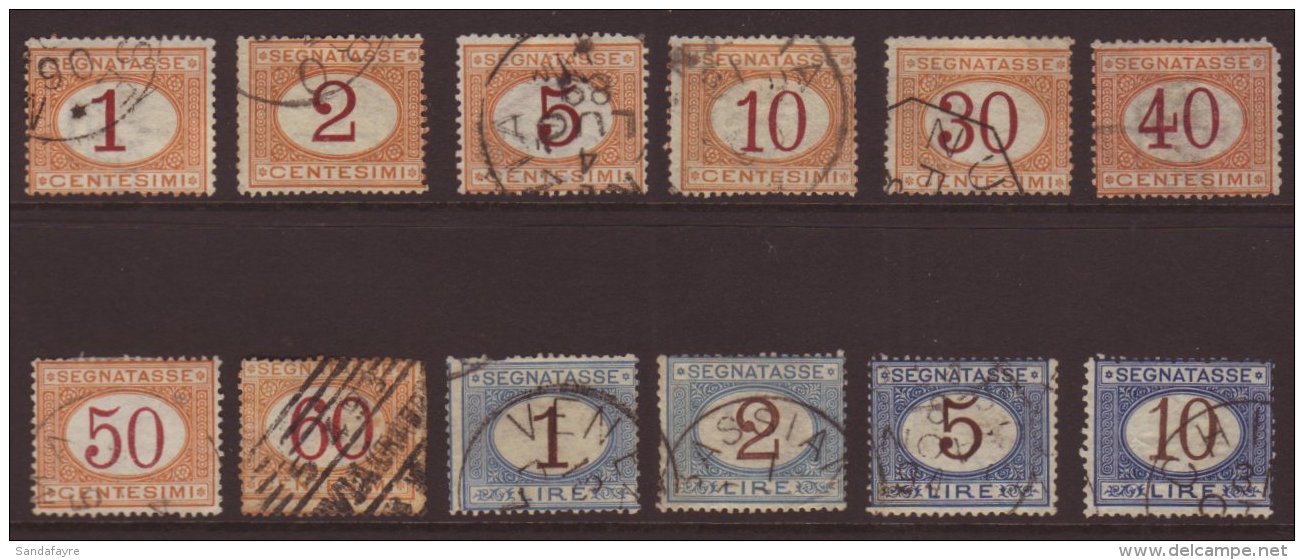 POST DUE 1870-74 Set, Sass S2300, Fine Used, Some Faults (12) For More Images, Please Visit... - Non Classificati