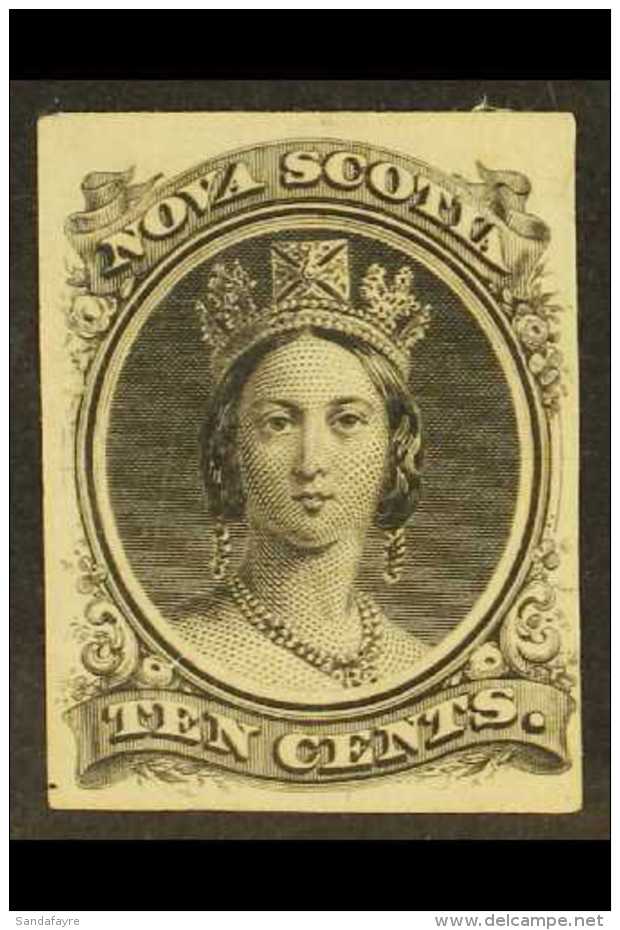 1860 10c Black Imperf PROOF On India Paper For More Images, Please Visit... - Sonstige & Ohne Zuordnung