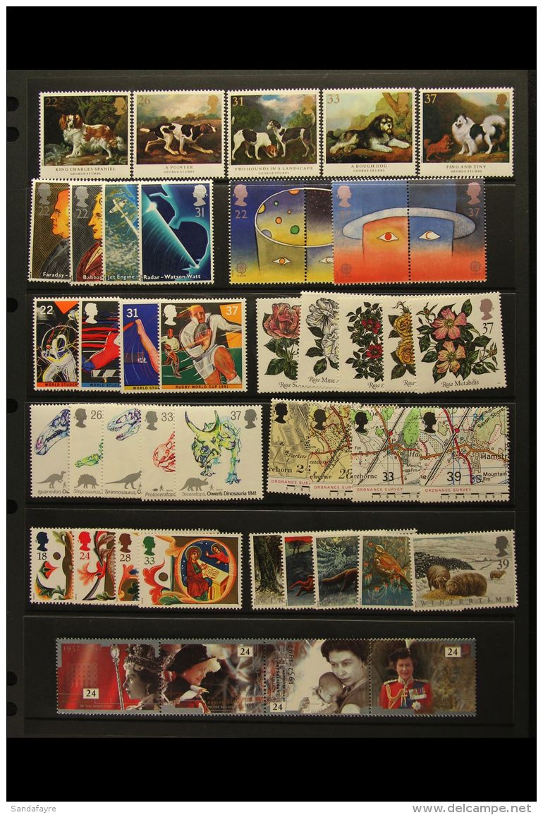 1991-1998 SUPERB NEVER HINGED MINT COLLECTION On Stock Pages, All Different Complete Sets, Se-tenant Where... - Altri & Non Classificati