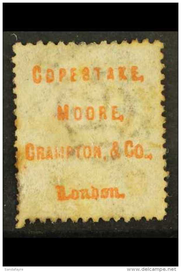 1867 1&frac12;d Pl.1 Line Engraved With COPESTAKE MOORE Underprint, SG.Spec PP24, Good Used, Clear U'print. For... - Altri & Non Classificati