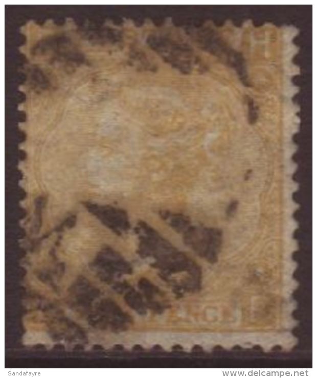 1865-67 9d Straw, Wmk Emblems, SG 98, Good Used. Cat &pound;550 For More Images, Please Visit... - Altri & Non Classificati