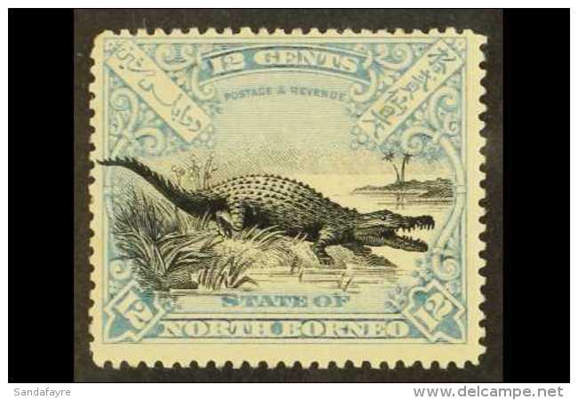 1897-02 12c Black And Dull Blue Perf 14&frac12;-15, SG 106b, Very Fine Mint. For More Images, Please Visit... - Borneo Del Nord (...-1963)