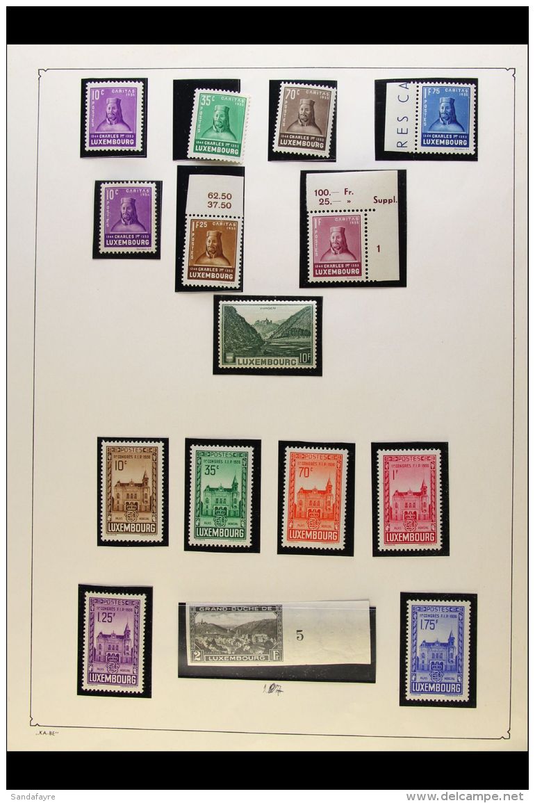 1907-1973 COMPREHENSIVE NEVER HINGED MINT COLLECTION Hingeless Mounts On Leaves, All Different, Highly Complete... - Altri & Non Classificati