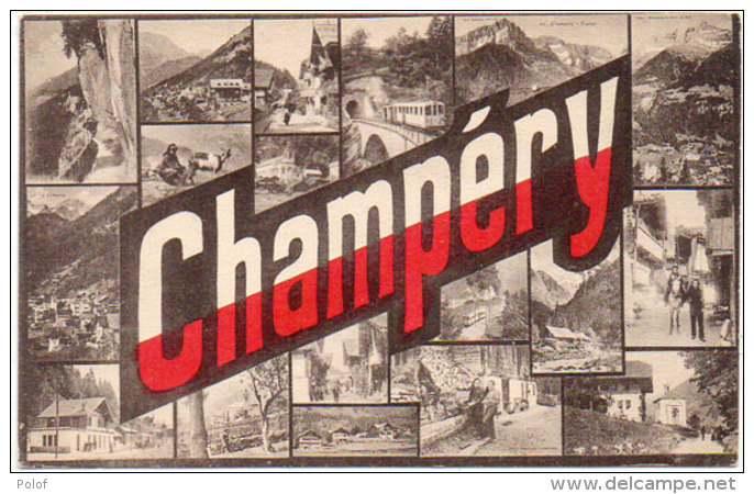 CHAMPERY - Fantaisie - Vues Multiples    (87515) - Champéry