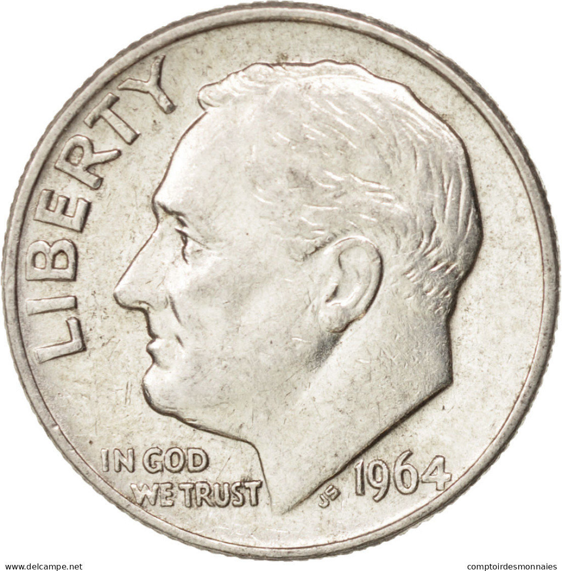 Monnaie, États-Unis, Roosevelt Dime, Dime, 1964, U.S. Mint, Philadelphie, SUP - 1946-...: Roosevelt