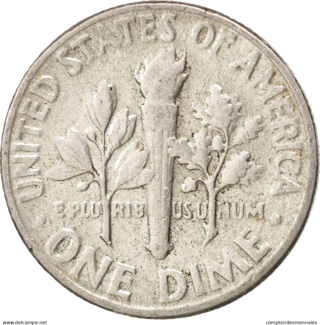 Monnaie, États-Unis, Roosevelt Dime, Dime, 1956, U.S. Mint, Philadelphie, TTB+ - 1946-...: Roosevelt