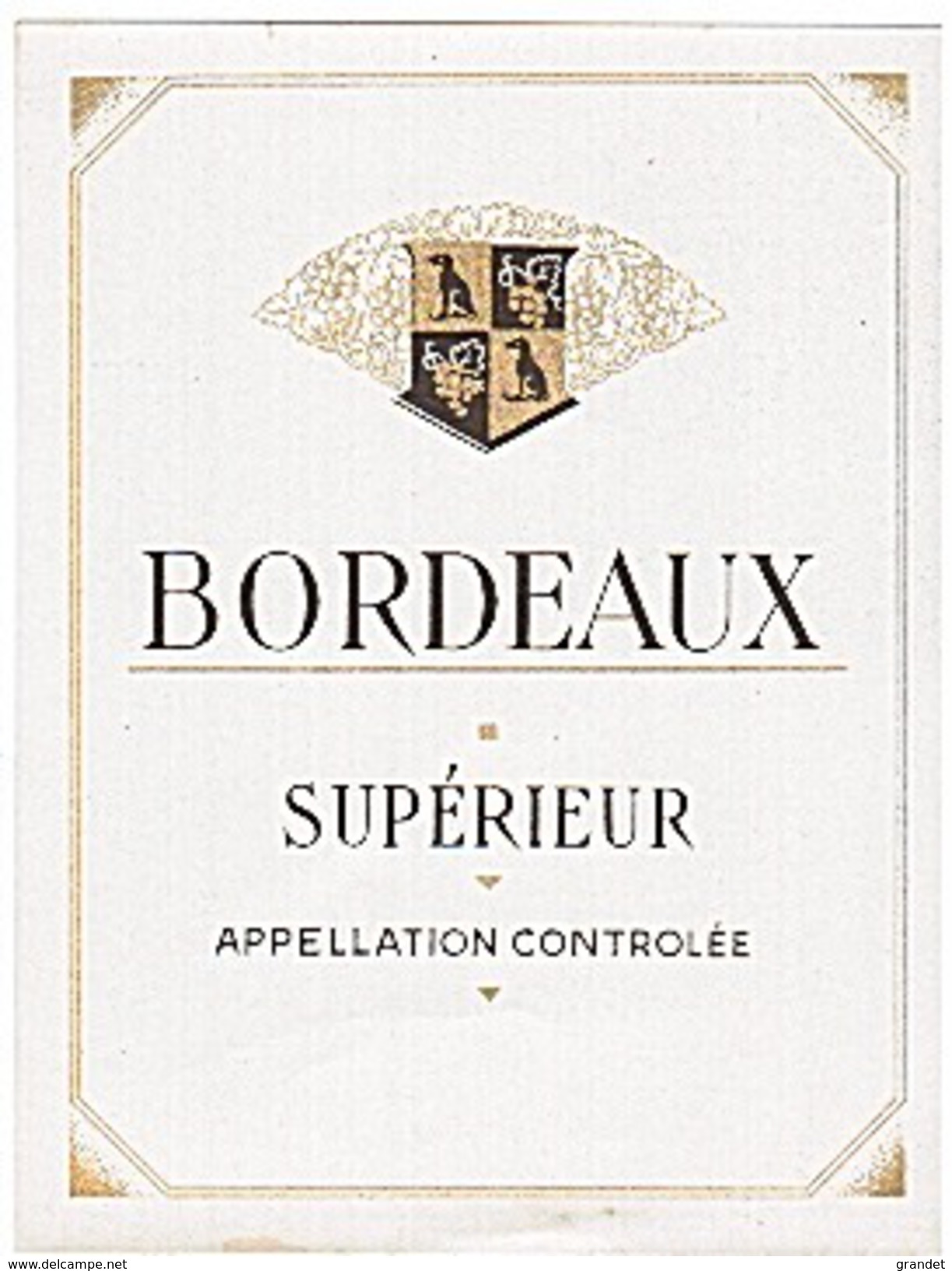 ETIQUETTE - BORDEAUX -  - - Bordeaux