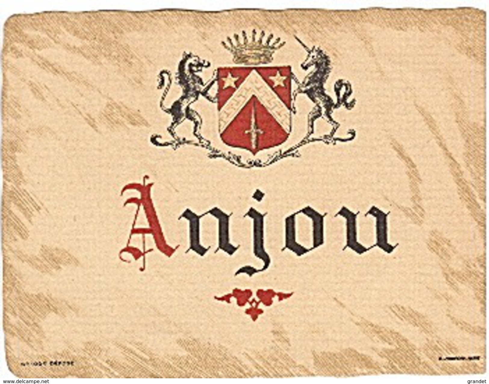 ETIQUETTE - ANJOU - - Vino Rosado