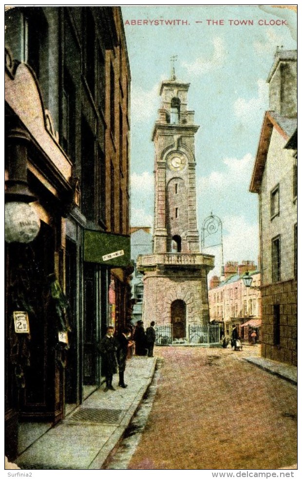 DYFED - ABERYSTWYTH - THE TOWN CLOCK 1905 Dyf260 - Cardiganshire