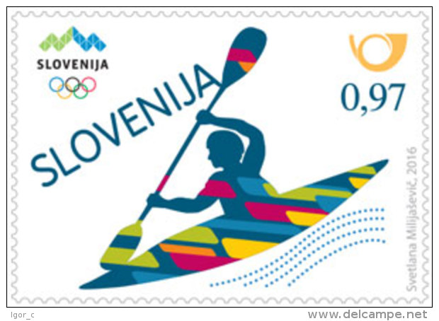 New Neu 2016 MINT MNH ** Summer Olympic Games Rio Brasil: Canoeing And Kayaking Kayak; Cycling BMX Mountainbike Ciclisme - Summer 2016: Rio De Janeiro