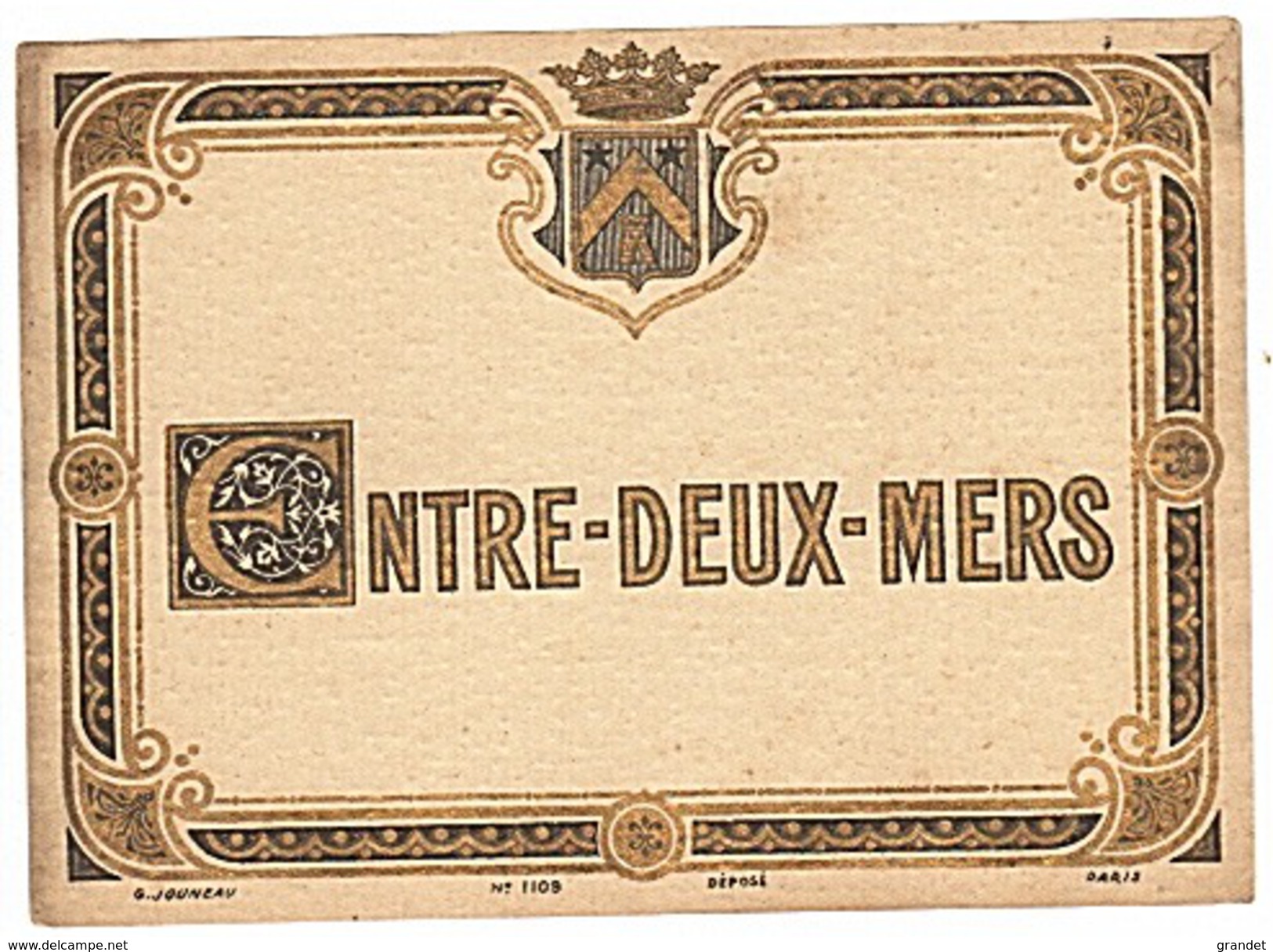 ETIQUETTE - ENTRE - DEUX - MERS - - Vino Blanco