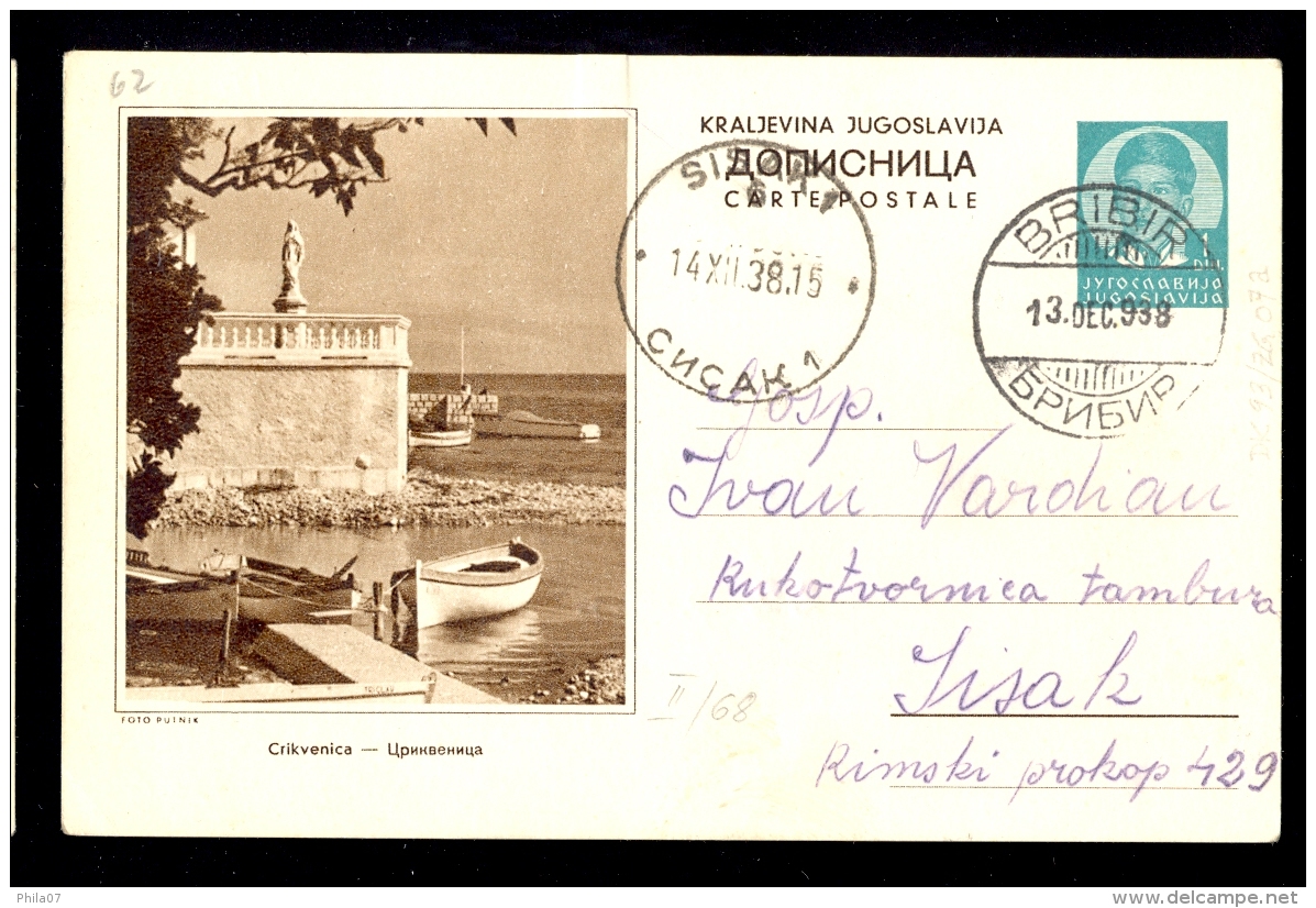 Illustrated Stationery - Image Crikvenica / Stationery Circulated, 2 Scans - Sonstige & Ohne Zuordnung